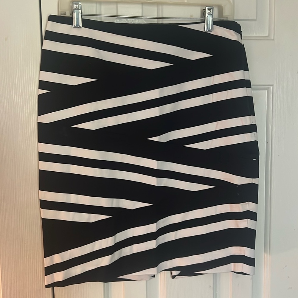 Black and white skirt